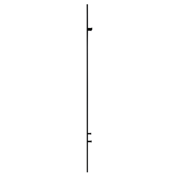 Předsíňový panel KALEA černá/zlatá 10