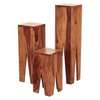 Odkládací stolky KALIM 2 palisandr, set 3 ks 1
