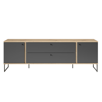 TV stolek KANDOO 1 antracitová/dub evoke 3