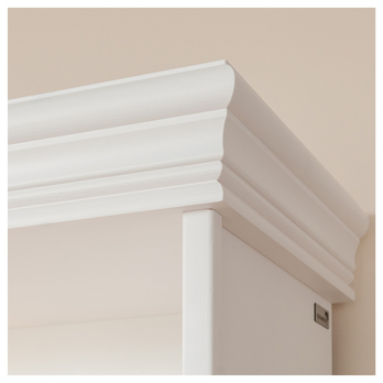 Šatní skříň KANIA 2D bílá 2