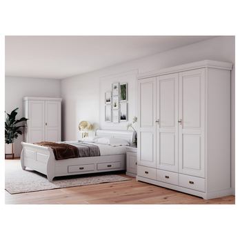 Šatní skříň KANIA 3D bílá 1