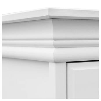 Šatní skříň KANIA 3D bílá 2