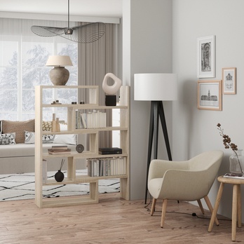 Regál KARDAL dub sonoma 1