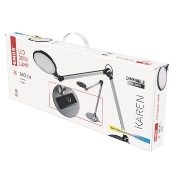 Stolní LED lampa KAREN černá 17