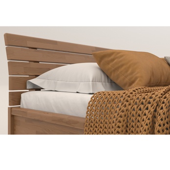 Postel KARLA dub/světlý ořech, 180x200 cm 3