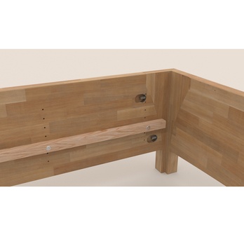 Postel KARLA buk, 160x200 cm 3