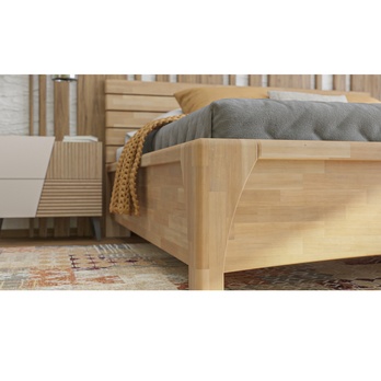 Postel KARLA buk, 160x200 cm 7