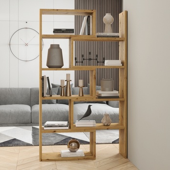 Regál KARMELO dub artisan 1