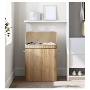 Koš na prádlo KEELY 5 přírodní 1