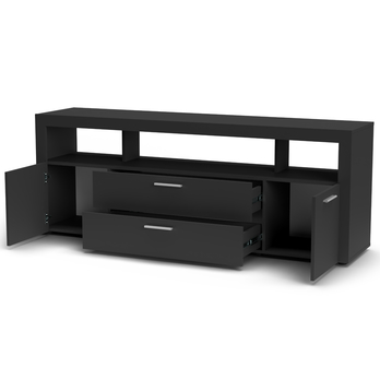TV komoda KEMI antracitová 1