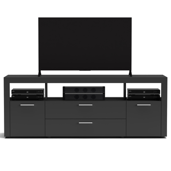 TV komoda KEMI antracitová 2