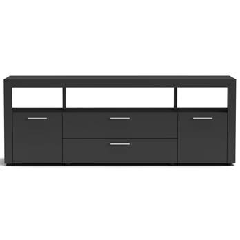 TV komoda KEMI antracitová 4