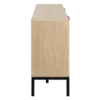 Komoda KENSINGTON 180 dub/matná černá 3