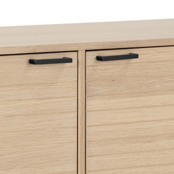 Komoda KENSINGTON 180 dub/matná černá 5
