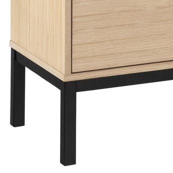 Komoda KENSINGTON 180 dub/matná černá 6