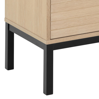 Komoda KENSINGTON 91 dub/matná černá 6