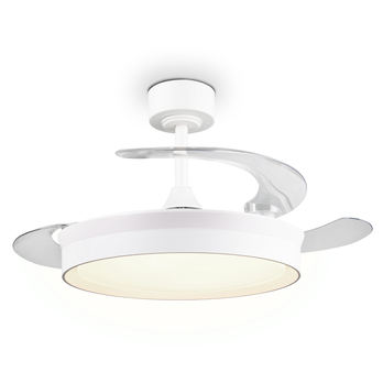Stropní LED svítidlo s ventilátorem KERAVA bílá 1