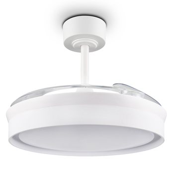 Stropní LED svítidlo s ventilátorem KERAVA bílá 2