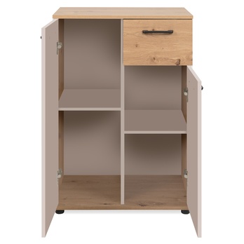 Komoda KERRY 01A dub artisan/béžová 2