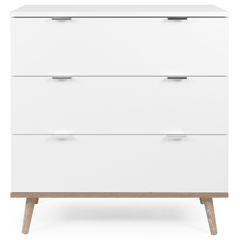 Komoda KEVEN 1 dub sonoma/bílá 3