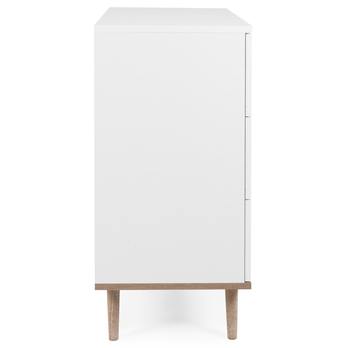 Komoda KEVEN 1 dub sonoma/bílá 4