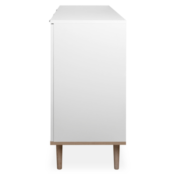 Komoda  KEVEN 56 dub sonoma/bílá 5