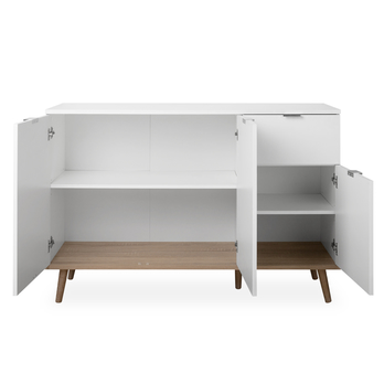 Komoda  KEVEN 56 dub sonoma/bílá 2