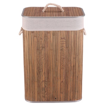Koš na prádlo KHAN bambus, šířka 40 cm 3
