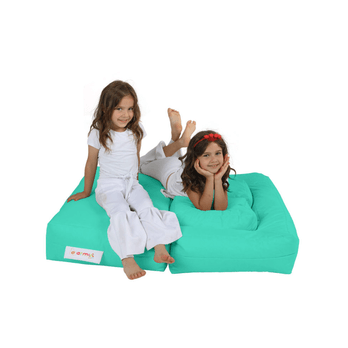 Sedací pytel KIDS DOUBLE tyrkysová 2