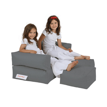 Sedací pytel KIDS DOUBLE šedá 1
