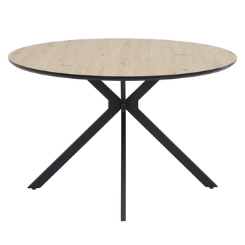 Jídelní stůl KINDU dub artisan/černá 1