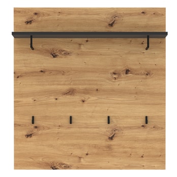 Předsíňový panel KINGSTON dub artisan/antracitová 2