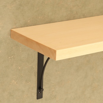 Nástěnná police KIRAL buk, šířka 75 cm 3