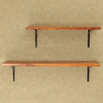 Nástěnná police KIRAL palisandr, šířka 50 cm 2