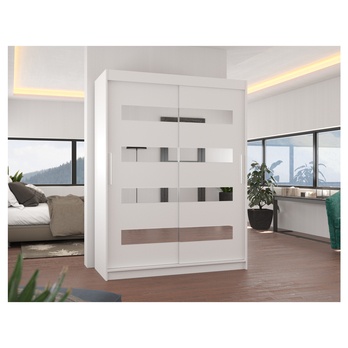 Šatní skříň KLOE bílá 1