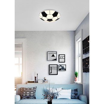 Stropní LED svítidlo KLOPPI černá/bílá 1