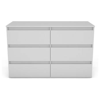 Komoda KOMET 3 + 3 bílá 2