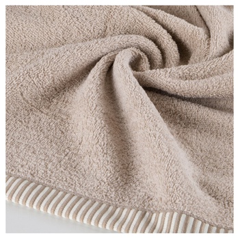 Sada ručníku a osušky KOS béžová, 50x90 a 70x140 cm 2