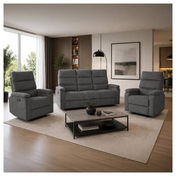 Sedací souprava KOSTA šedá 1