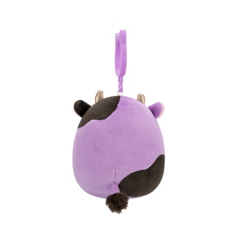 Klíčenka Squishmallows KRAVIČKA ALEXIE fialová/hnědá 4