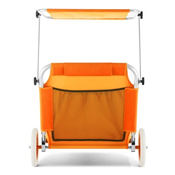 Zahradní lehátko KRETA oranžová 4