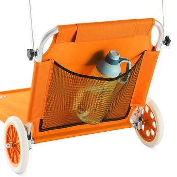 Zahradní lehátko KRETA oranžová 6