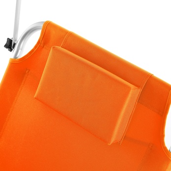 Zahradní lehátko KRETA oranžová 7