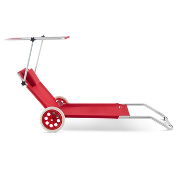 Zahradní lehátko KRETA červená 3