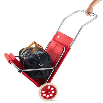 Zahradní lehátko KRETA červená 6