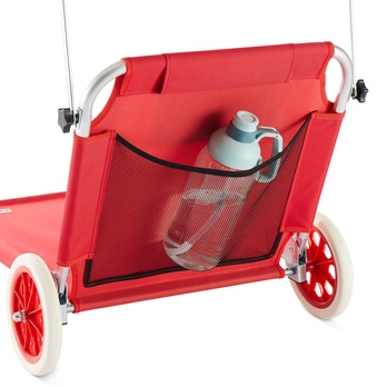 Zahradní lehátko KRETA červená 7