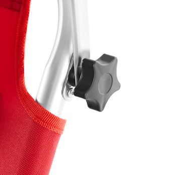 Zahradní lehátko KRETA červená 9