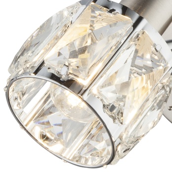 Nástěnné svítidlo KRIS 1 matný nikl 1