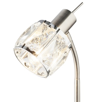 Stolní lampa KRIS 2 matný nikl 2