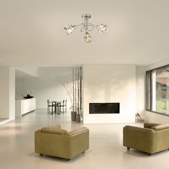 Stropní svítidlo KRIS 4 matný nikl 1